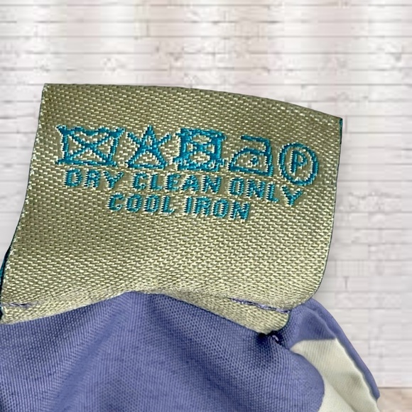 Boden Pullover Half Zip Windbreaker Jacket Purple Polka Dot Size 12 - Picture 12 of 13